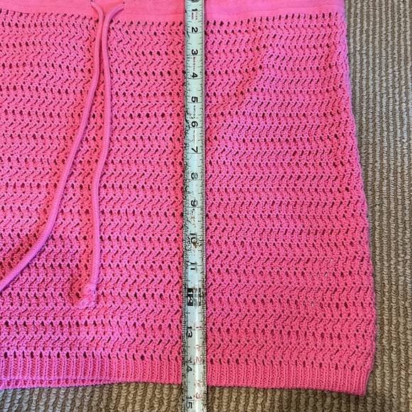 NWOT FP BEACH Brandi pink crochet mini skirt size small/medium - Picture 6 of 8